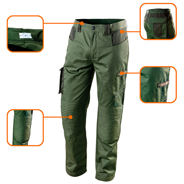 Pantaloni camo olive nr.s/48 neo tools 81-222-s