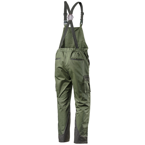 Pantaloni cu pieptar camo olive nr.s/48 neo tools 81-242-s