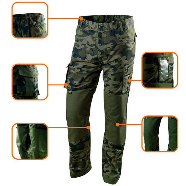 Pantaloni camo nr.l/52 neo tools 81-221-l - 1 | YEO