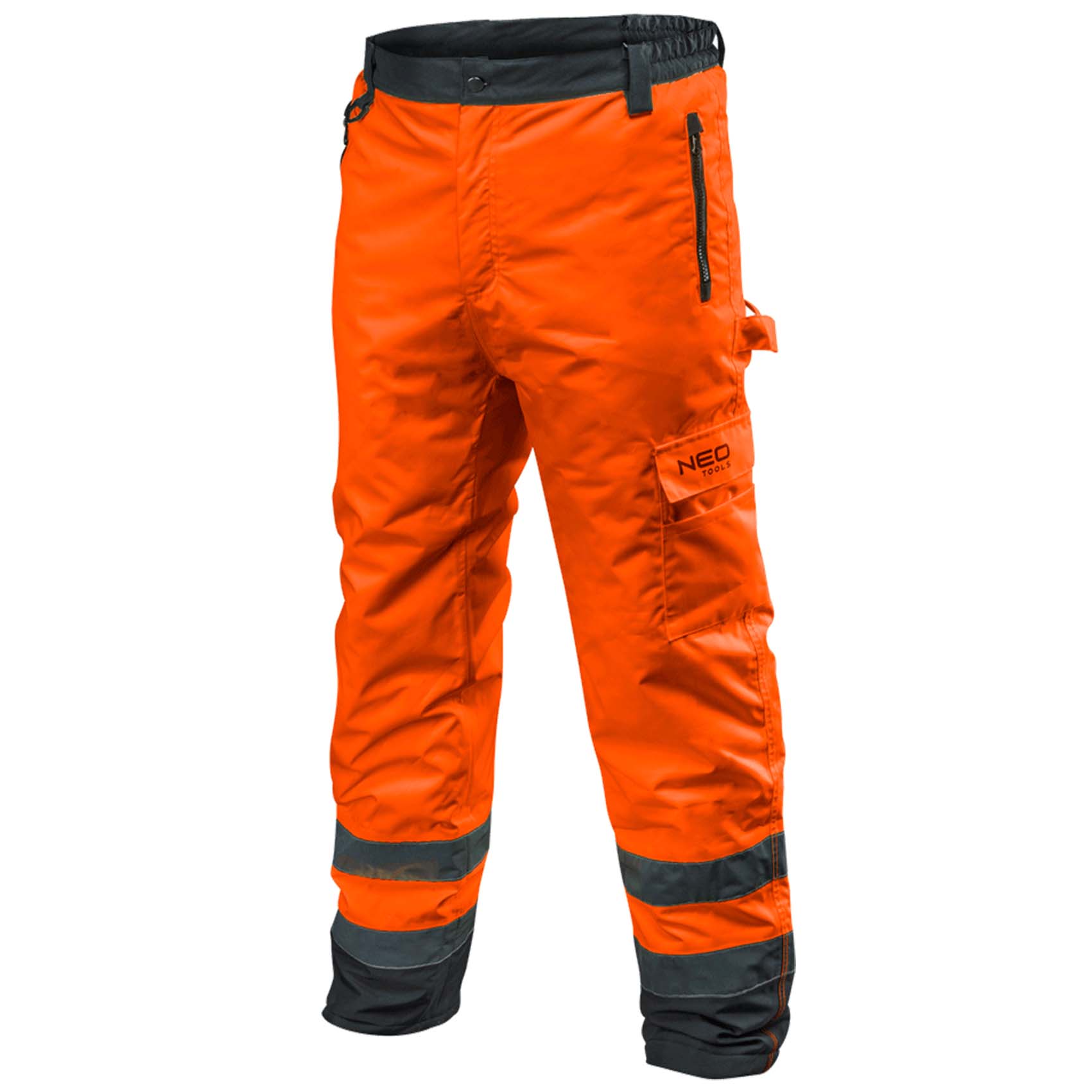 Pantaloni de lucru cu vizibilitate ridicata portocalii izolati termic nr.xxl/58 neo tools 81-761-xxl