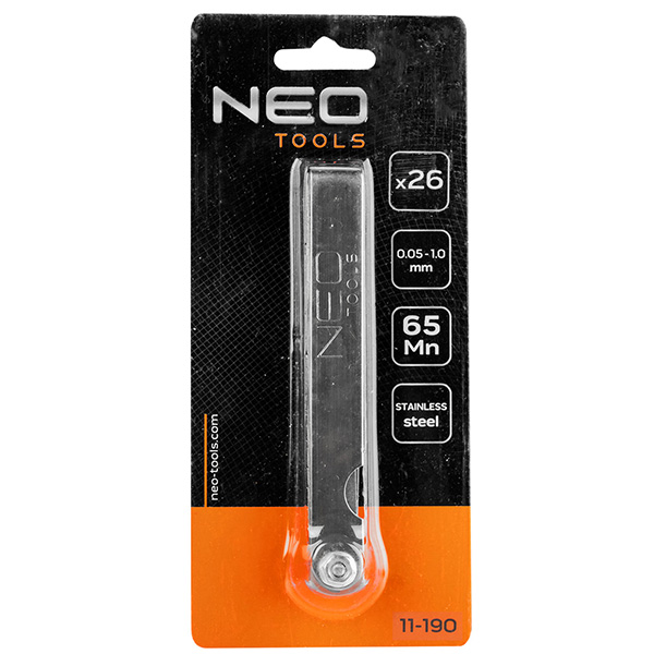 Set lere 26 buc.(0.04-0.63 mm) neo tools 11-190