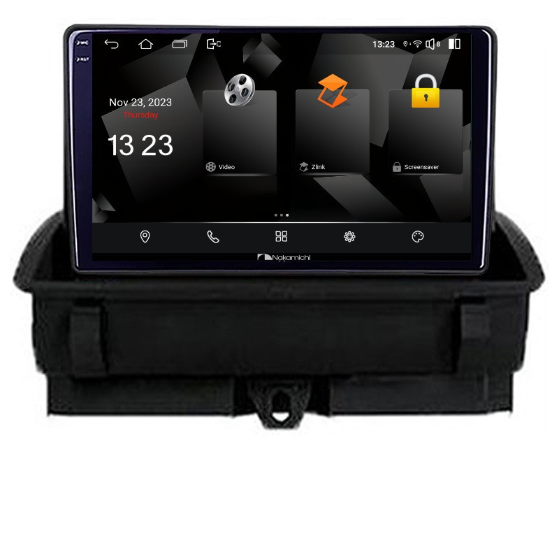 Navigatie dedicata Nakamichi Audi Q3 2011-2018  Android Ecran 720P Quad Core 2+32 carplay android auto