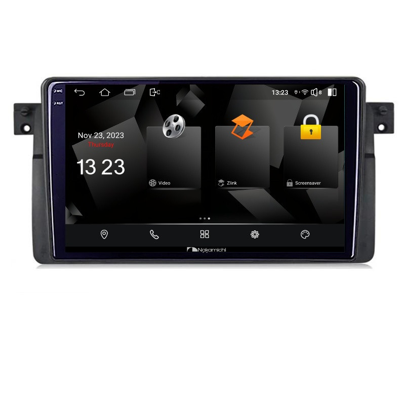 Navigatie dedicata Nakamichi BMW Seria 3 E46 5510-052 Android Octa Core 720p 4+64 DSP 360 camera carplay android auto