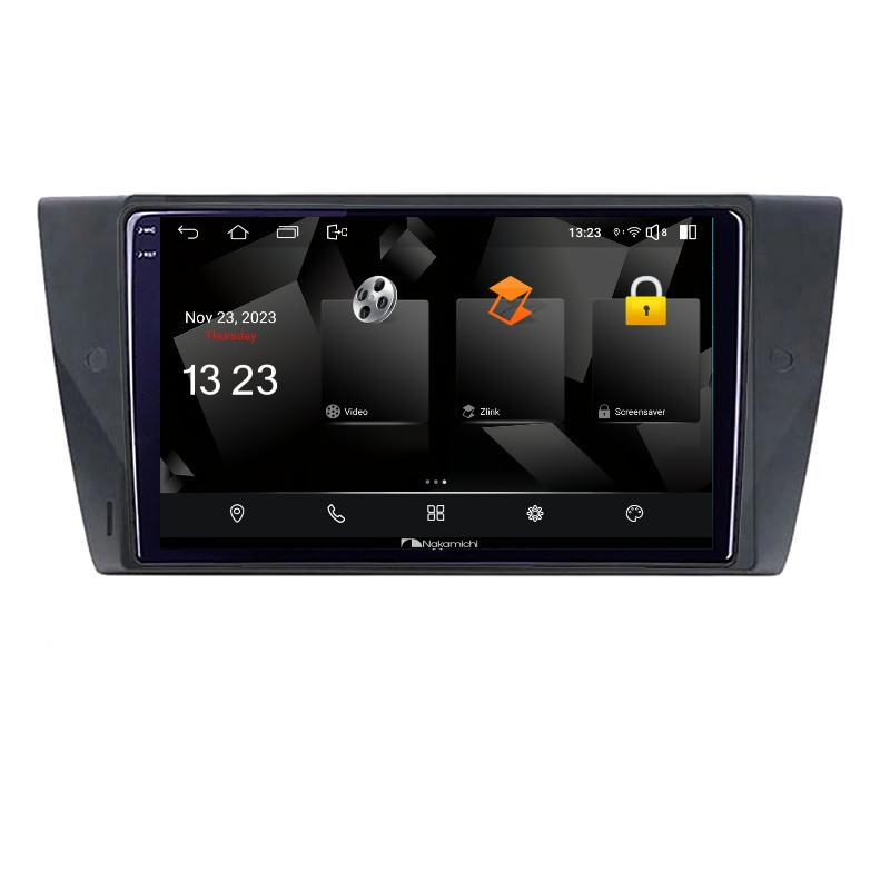 Navigatie dedicata Nakamichi BMW Seria 3 E90 5510-095 Android Octa Core 720p 4+64 DSP 360 camera carplay android auto