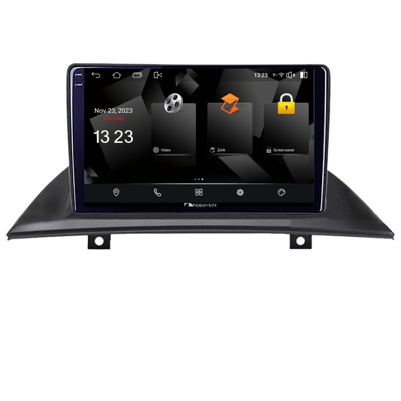 Navigatie dedicata Nakamichi BMW X3 2004-2012 5510-083  Android Octa Core 720p 4+64 DSP 360 camera carplay android auto