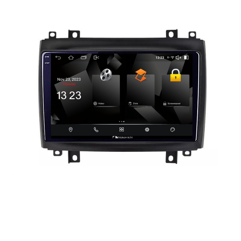 Navigatie dedicata Nakamichi Cadillac CTS intre anii 2003-2007  Android Ecran 720P Quad Core 2+32 carplay android auto