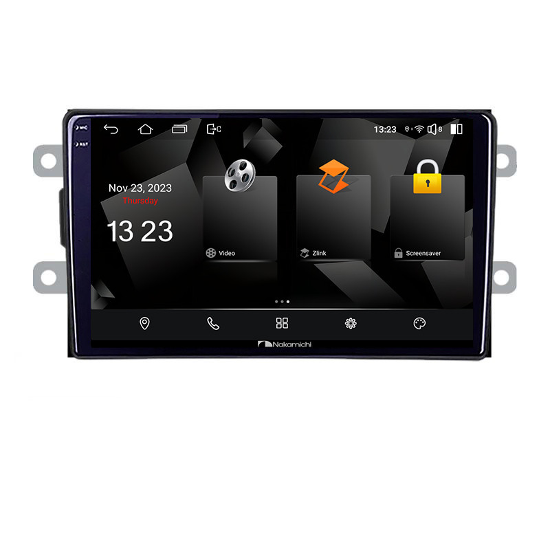 Navigatie dedicata Nakamichi Dacia dupa 2012 5230-Dacia  Android Ecran 720P Quad Core 2+32 carplay android auto