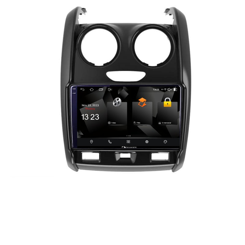 Navigatie dedicata Nakamichi Dacia Duster 2012-2019 5510-157  Android Octa Core 720p 4+64 DSP 360 camera carplay android auto