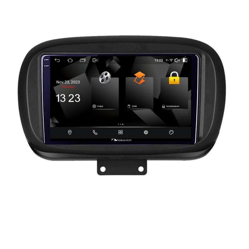 Navigatie dedicata Nakamichi Fiat 500 2014- 5230-539 Android Ecran 720P Quad Core 2+32 carplay android auto