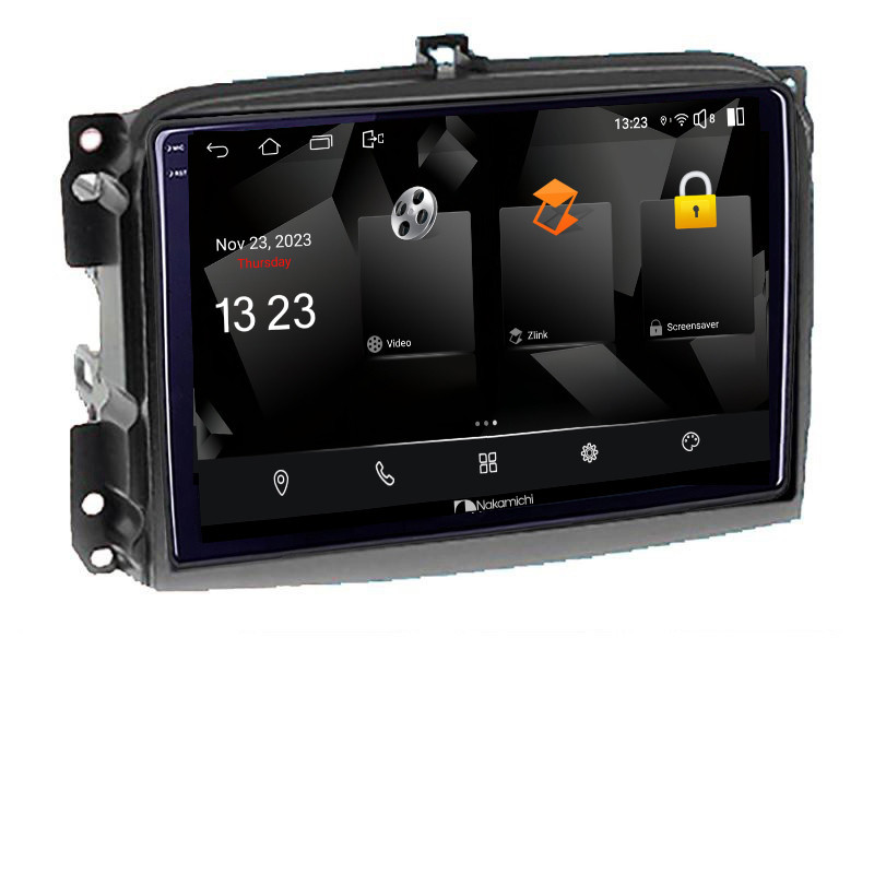 Navigatie dedicata Nakamichi Fiat 500L 2012-2017 5510-500L Android Octa Core 720p 4+64 DSP 360 camera carplay android auto