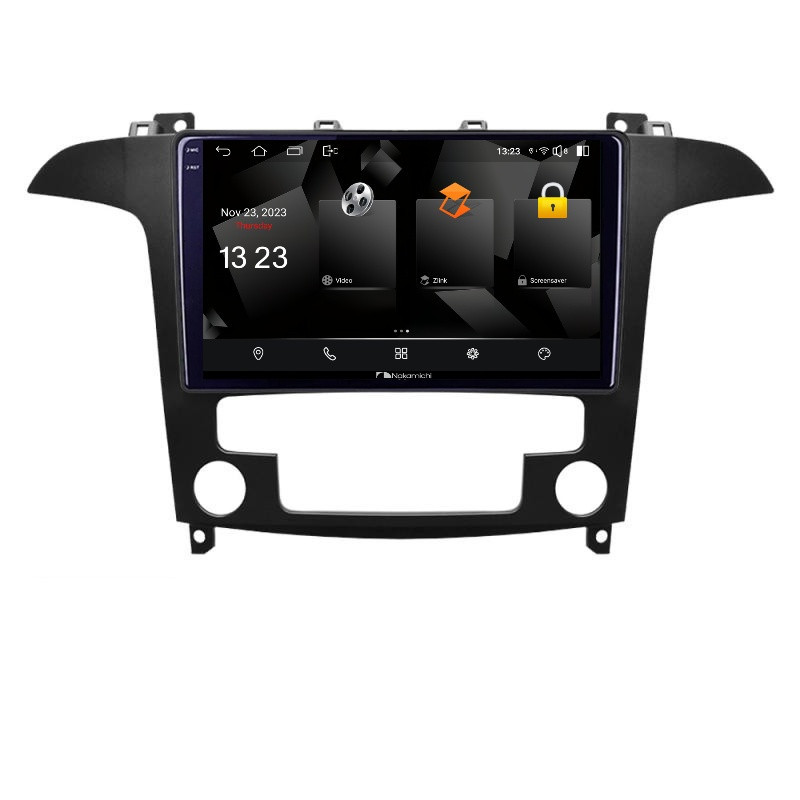 Navigatie dedicata Nakamichi Ford S-Max 2008-2012 5230-003 Android Ecran 720P Quad Core 2+32 carplay android auto