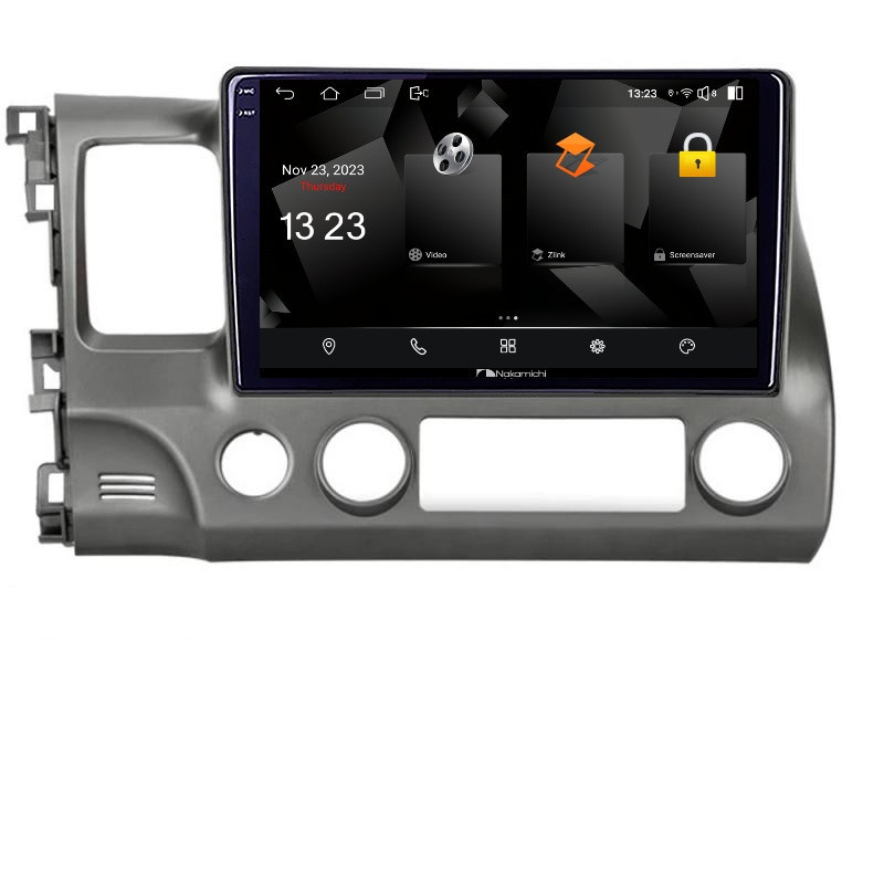 Navigatie dedicata Nakamichi Honda Civic Sedan 5510-044  Android Octa Core 720p 4+64 DSP 360 camera carplay android auto