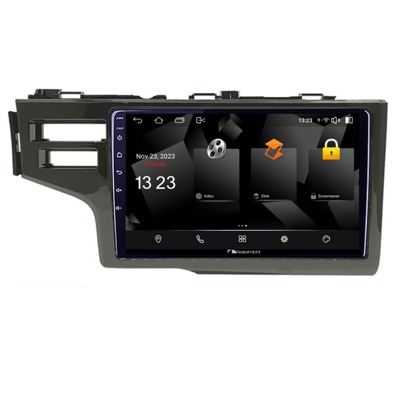 Navigatie dedicata Nakamichi Honda Fit 2014-2019  Android radio gps internet quad core 2+32 carplay android auto