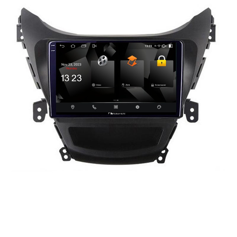 Navigatie dedicata Nakamichi Hyundai Elantra 2011-2013 5510-092 Android Octa Core 720p 4+64 DSP 360 camera carplay android auto