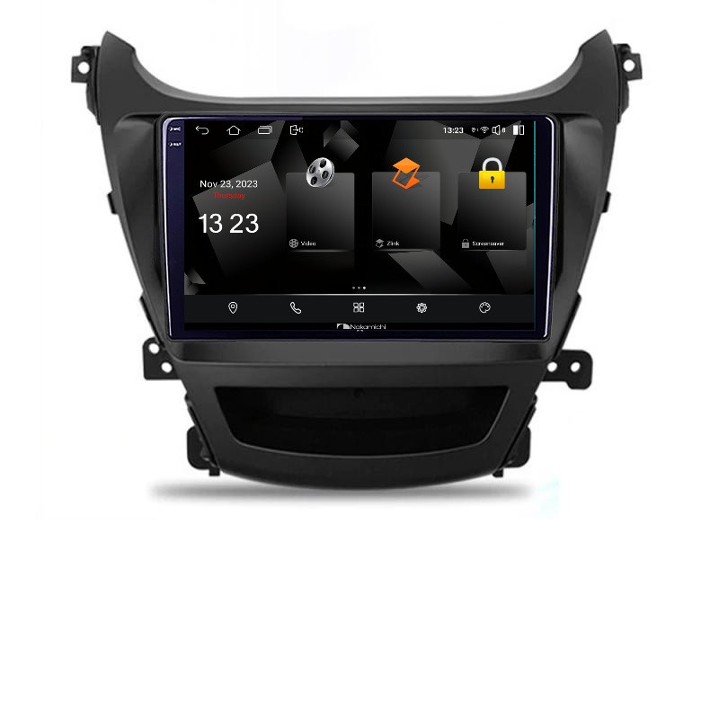 Navigatie dedicata Nakamichi Hyundai Elantra 2013-2015 5510-359 Android Octa Core 720p 4+64 DSP 360 camera carplay android auto