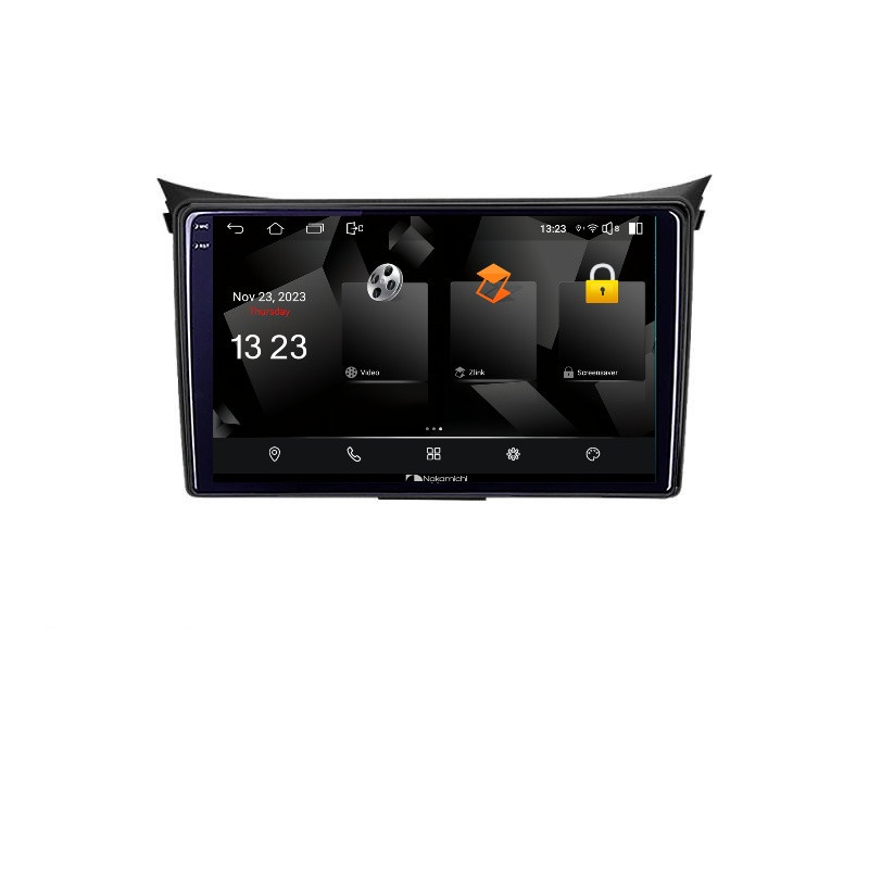 Navigatie dedicata Nakamichi Hyundai I30 2011-2016 Android Ecran 720P Quad Core 2+32 carplay android auto