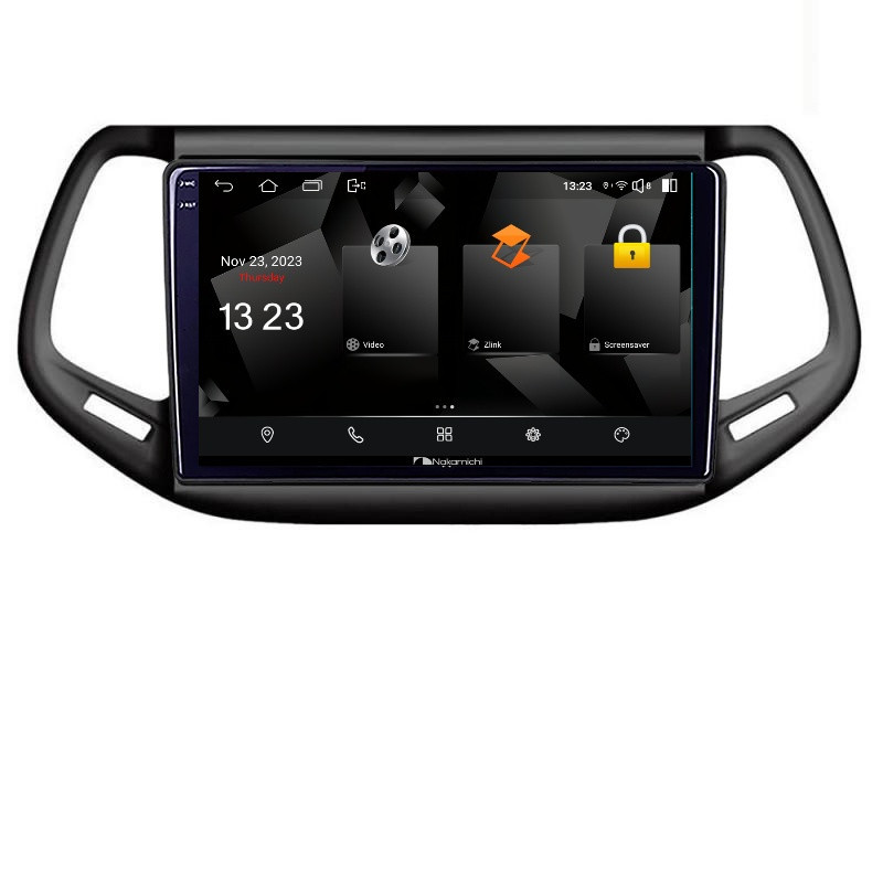 Navigatie dedicata Nakamichi Jeep Compass 2017 5510-739 Android Octa Core 720p 4+64 DSP 360 camera carplay android auto