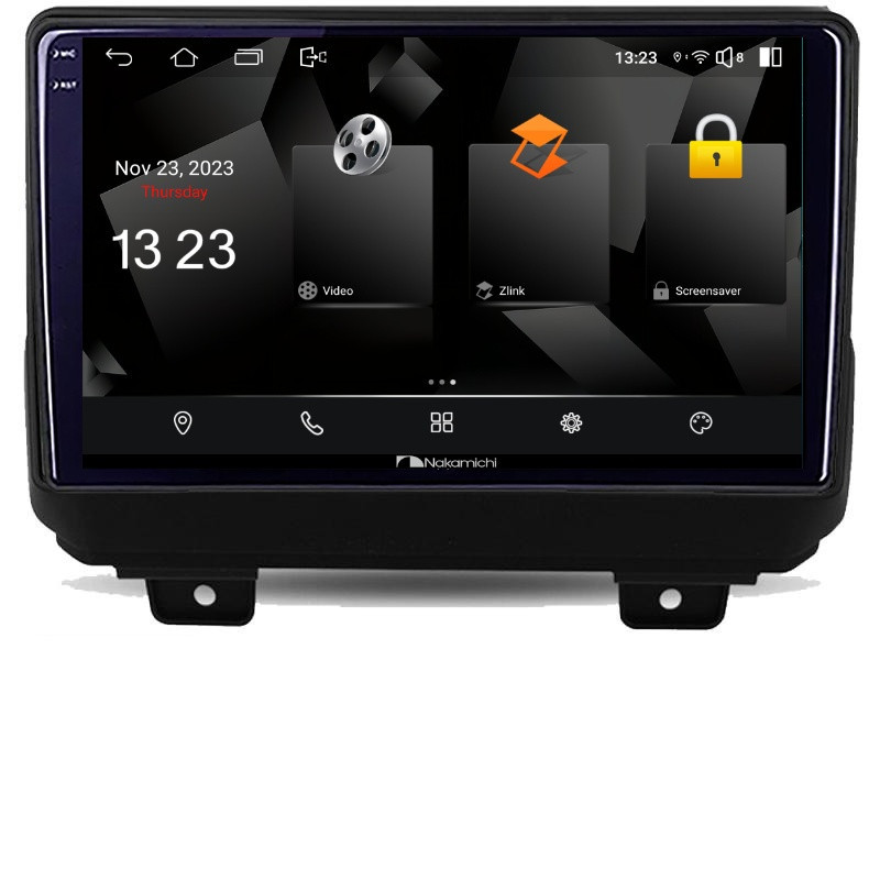 Navigatie dedicata Nakamichi Jeep Wrangler 2018- 5230-WRANGLER  Android Ecran 720P Quad Core 2+32 carplay android auto