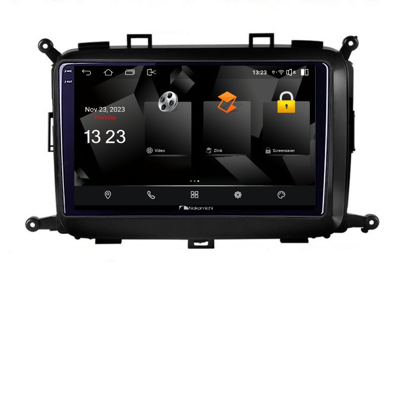 Navigatie dedicata Nakamichi Kia Carens 2013-2018 5230-2023  Android Ecran 720P Quad Core 2+32 carplay android auto