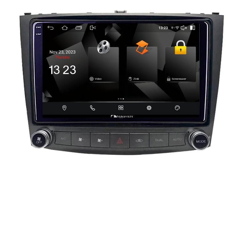 Navigatie dedicata Nakamichi Lexus IS 2005-2011 5510- IS Android Octa Core 720p 4+64 DSP 360 camera carplay android auto