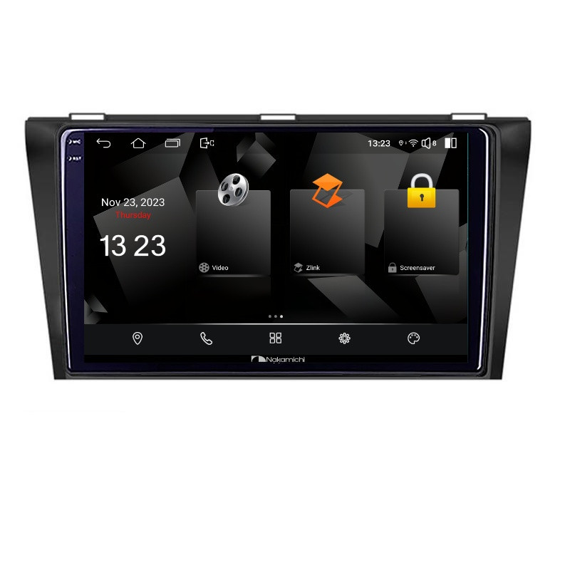 Navigatie dedicata Nakamichi Mazda 3 2004-2009 5230-161  Android Ecran 720P Quad Core 2+32 carplay android auto