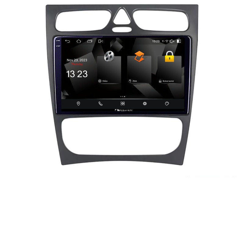 Navigatie dedicata Nakamichi Mercedes C W203 2000-2004 5510-clk Android Octa Core 720p 4+64 DSP 360 camera carplay android auto