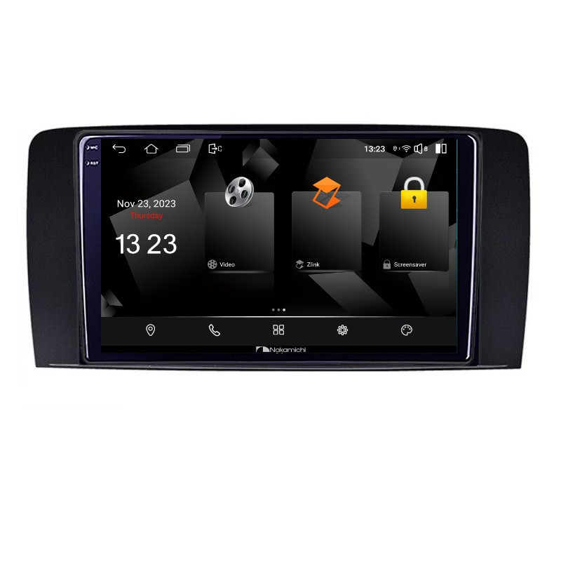 Navigatie dedicata Nakamichi Mercedes Clasa R 5230-215 Android Ecran 720P Quad Core 2+32 carplay android auto