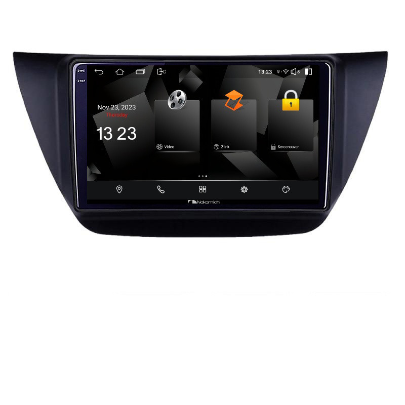 Navigatie dedicata Nakamichi Mitubishi Lancer 2001-2007 5230-LANCER07 Android Ecran 720P Quad Core 2+32 carplay android auto