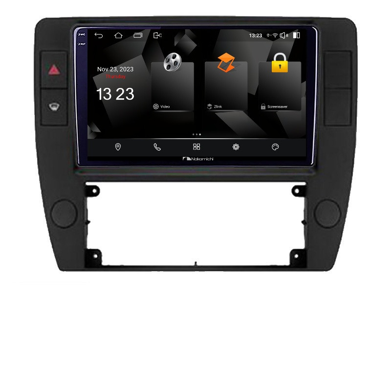 Navigatie dedicata Nakamichi Passat B5 1997-2004 Android Ecran 720P Quad Core 2+32 carplay android auto