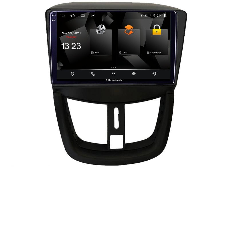 Navigatie dedicata Nakamichi Peugeot 207 5230-PE01 Android Ecran 720P Quad Core 2+32 carplay android auto