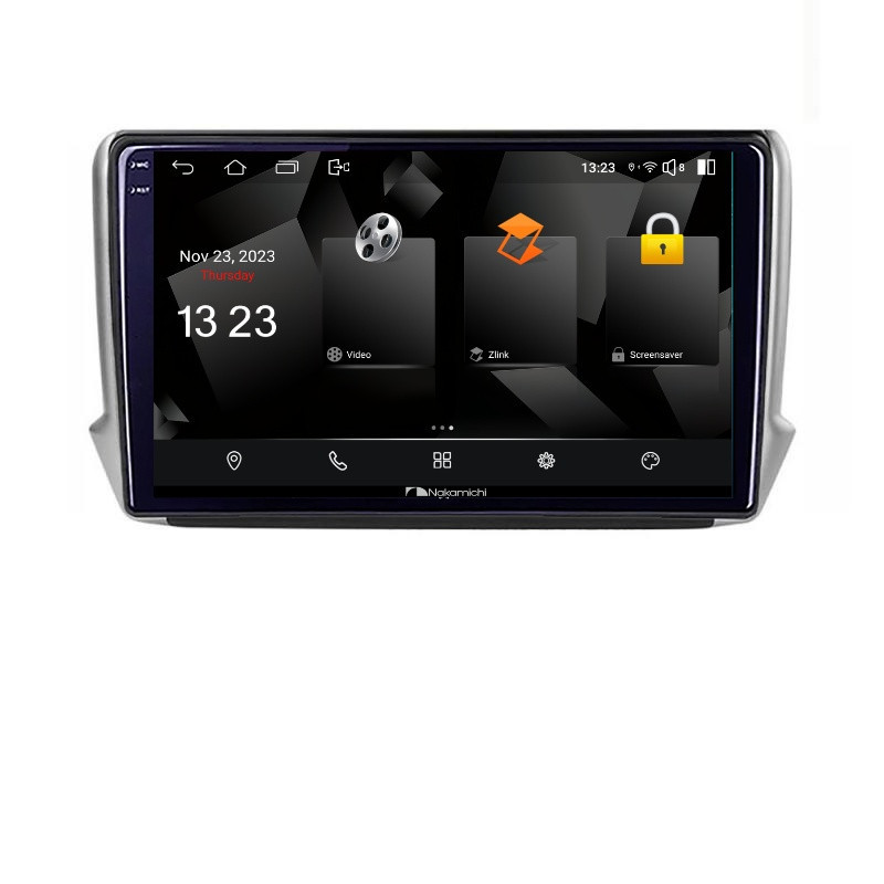 Navigatie dedicata Nakamichi Peugeot 208/2008 5230-PSA  Android Ecran 720P Quad Core 2+32 carplay android auto