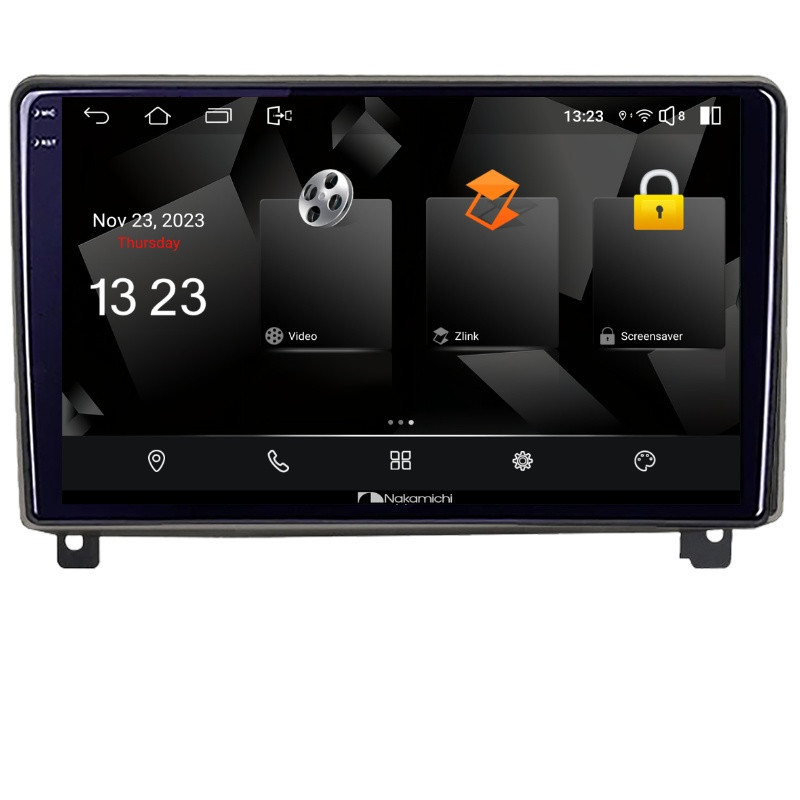 Navigatie dedicata Nakamichi Peugeot 407 2004-2011 Android Ecran 720P Quad Core 2+32 carplay android auto