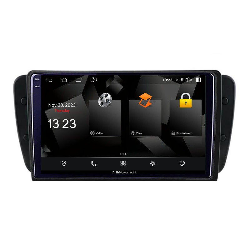 Navigatie dedicata Nakamichi Seat Ibiza 2008-2014 5230-246 Android Ecran 720P Quad Core 2+32 carplay android auto