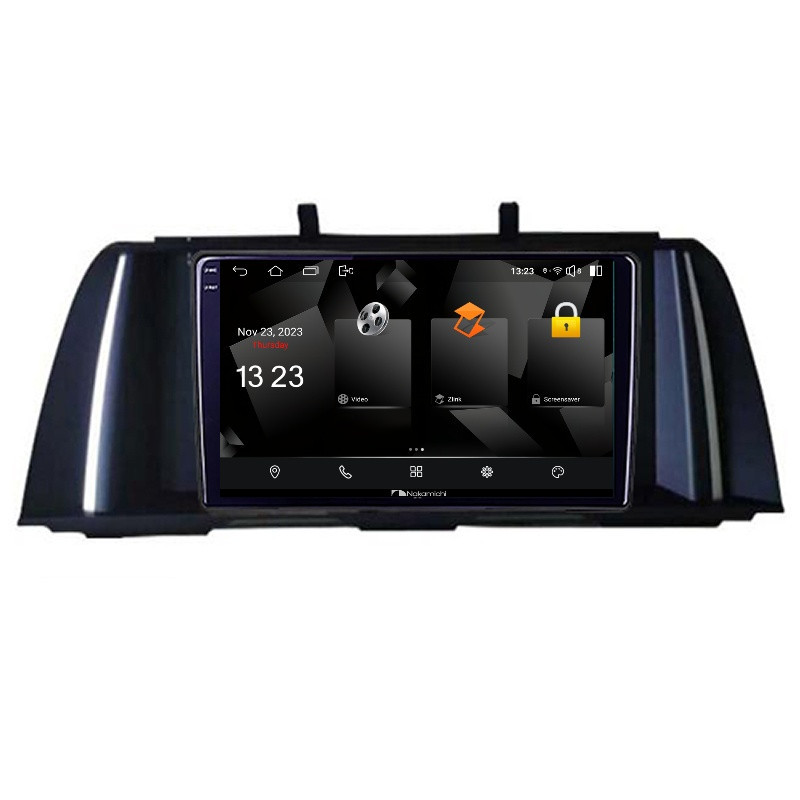 Navigatie dedicata Nakamichi Seria 5 F10 2010-2012 CIC Android Ecran 720P Quad Core 2+32 carplay android auto