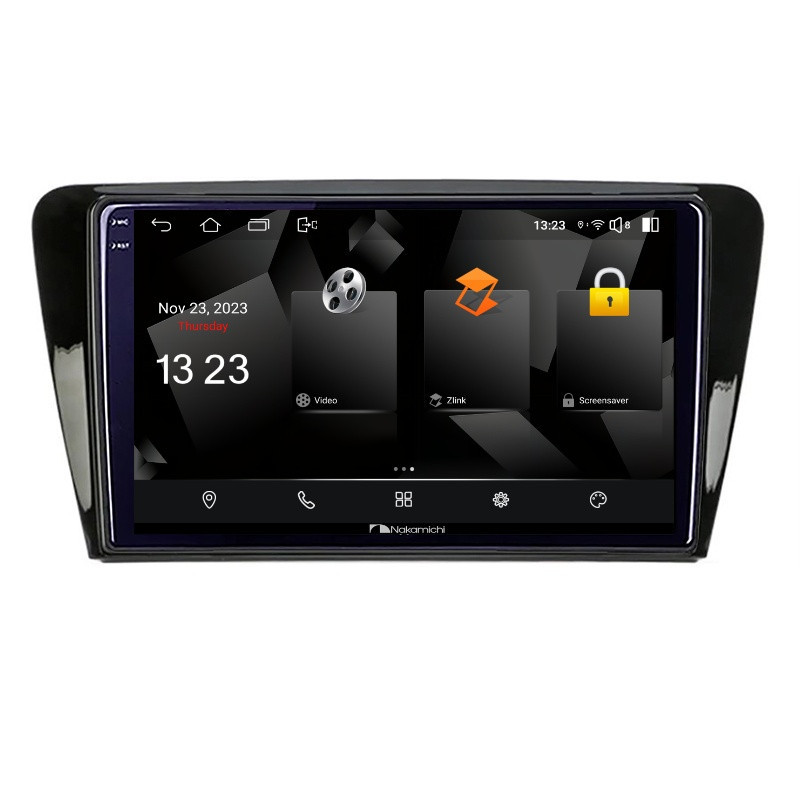 Navigatie dedicata Nakamichi Skoda Rapid Seat Toledo 2013+ Android Ecran 720P Quad Core 2+32 carplay android auto