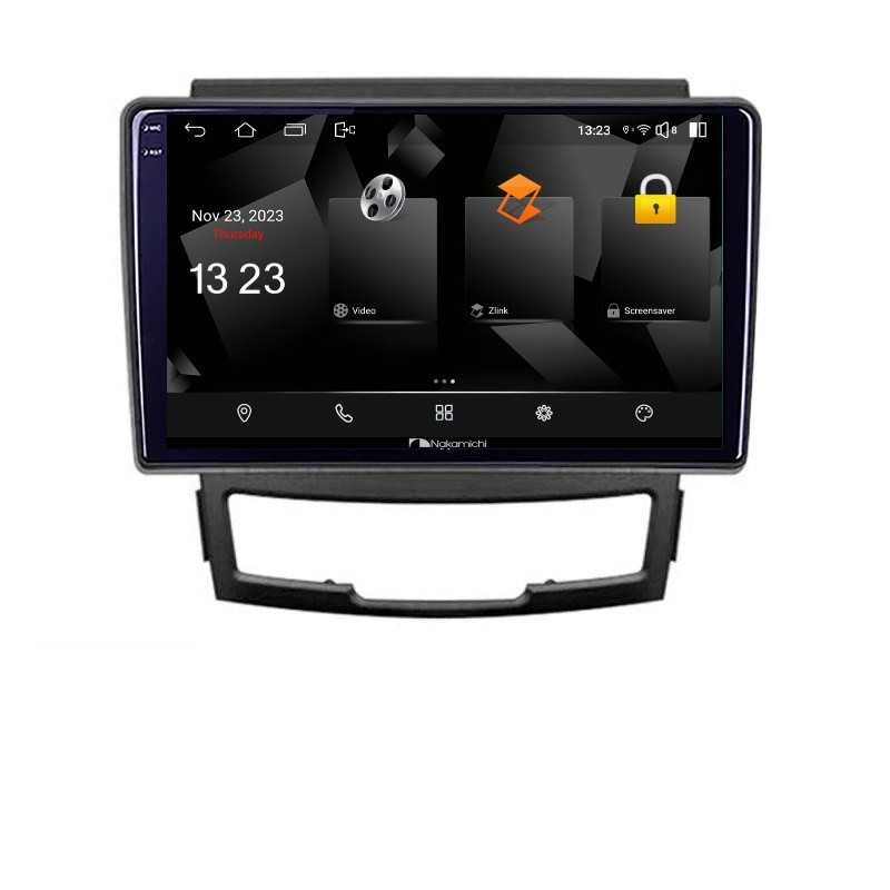 Navigatie dedicata Nakamichi Ssangyong Korando 2011-2013 5230-159 Android Ecran 720P Quad Core 2+32 carplay android auto