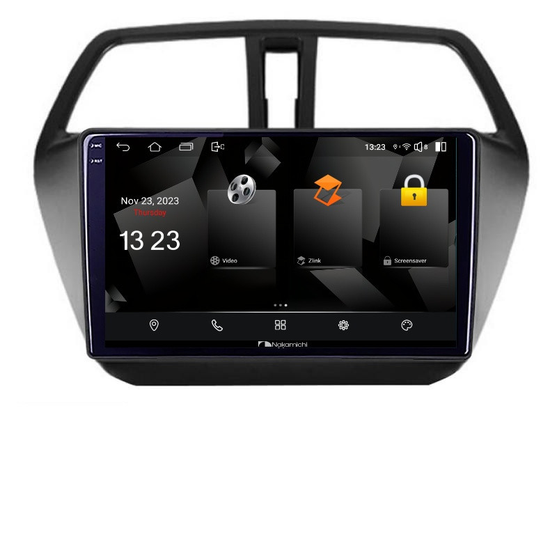 Navigatie dedicata Nakamichi Suzuki S-Cross Quad Core 5230-337  Android Ecran 720P Quad Core 2+32 carplay android auto