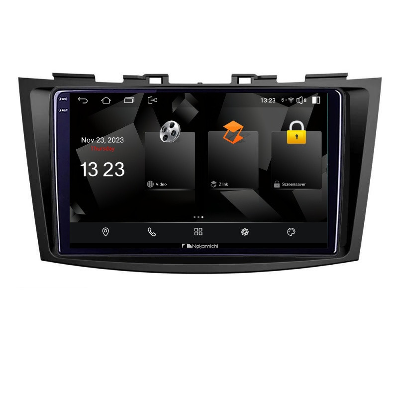 Navigatie dedicata Nakamichi Suzuki Swift 2010-2017 5510-179 Android Octa Core 720p 4+64 DSP 360 camera carplay android auto