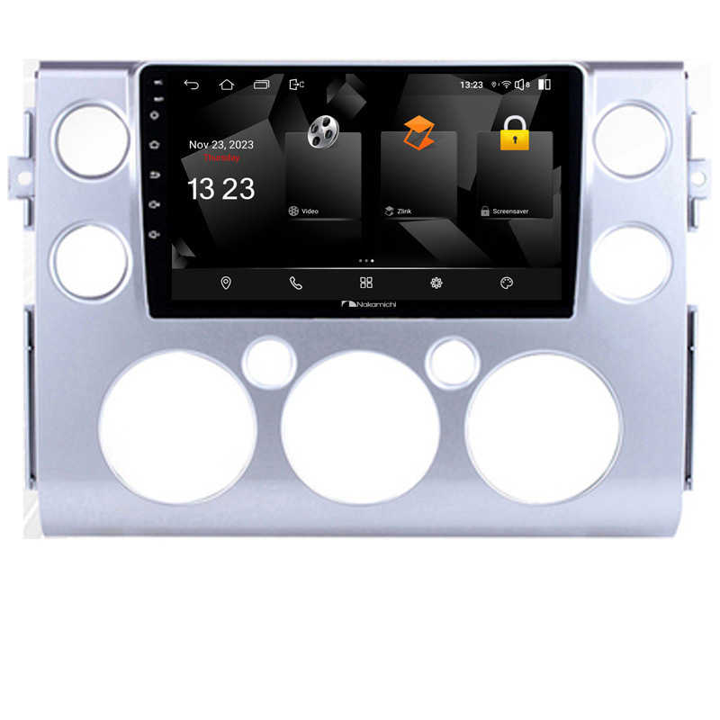 Navigatie dedicata Nakamichi Toyota FJ Cruiser 2006-2020 Android radio gps internet quad core 4+64 carplay android auto