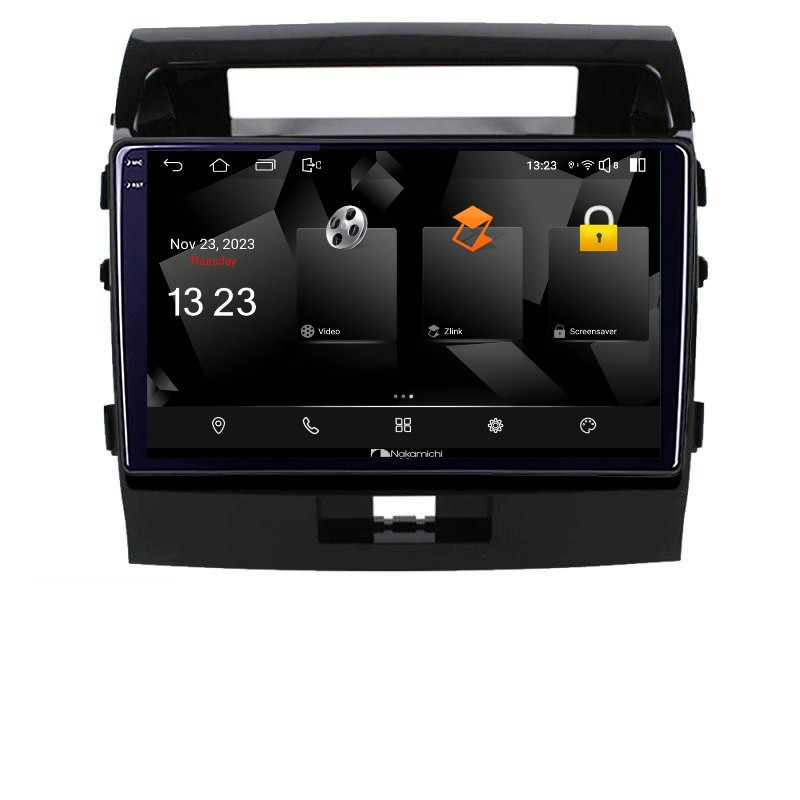 Navigatie dedicata Nakamichi Toyota LandCruiser 2008-2015 5510-381  Android Octa Core 720p 4+64 DSP 360 camera carplay android auto