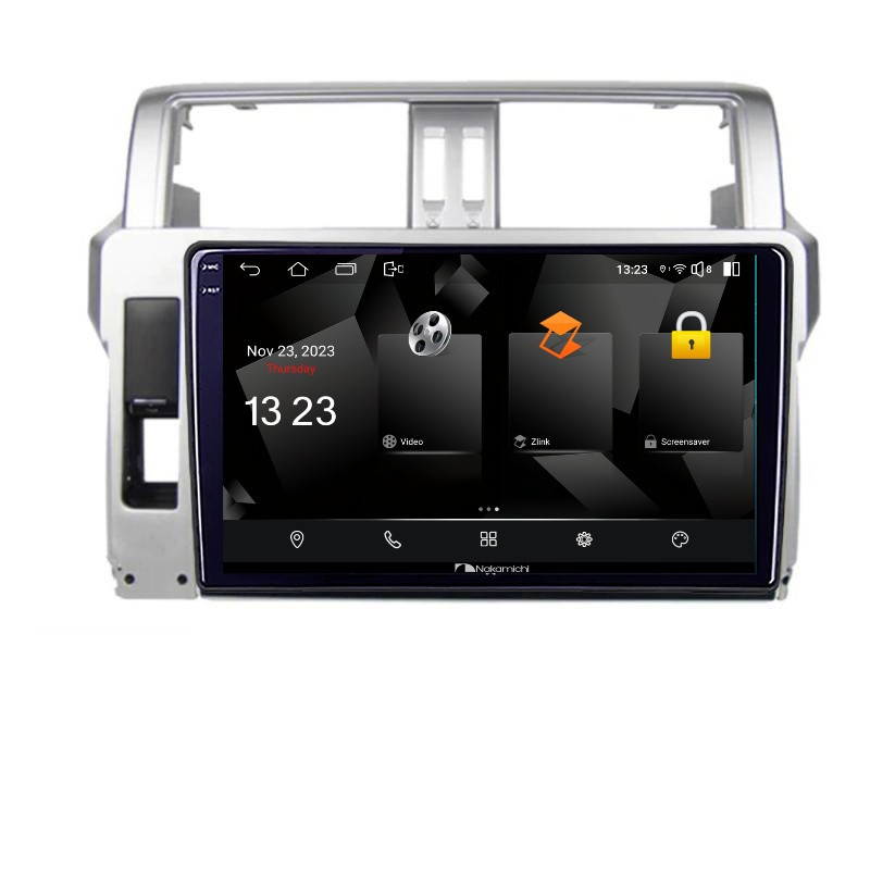 Navigatie dedicata Nakamichi Toyota Landcruiser J150 Prado 2014-2017 5510-065 Android Octa Core 720p 4+64 DSP 360 camera carplay android auto