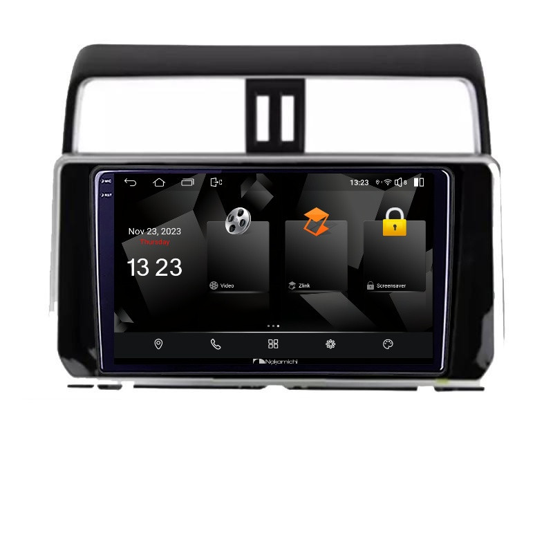 Navigatie dedicata Nakamichi Toyota Prado J150 2018- 5230-1065  Android Ecran 720P Quad Core 2+32 carplay android auto