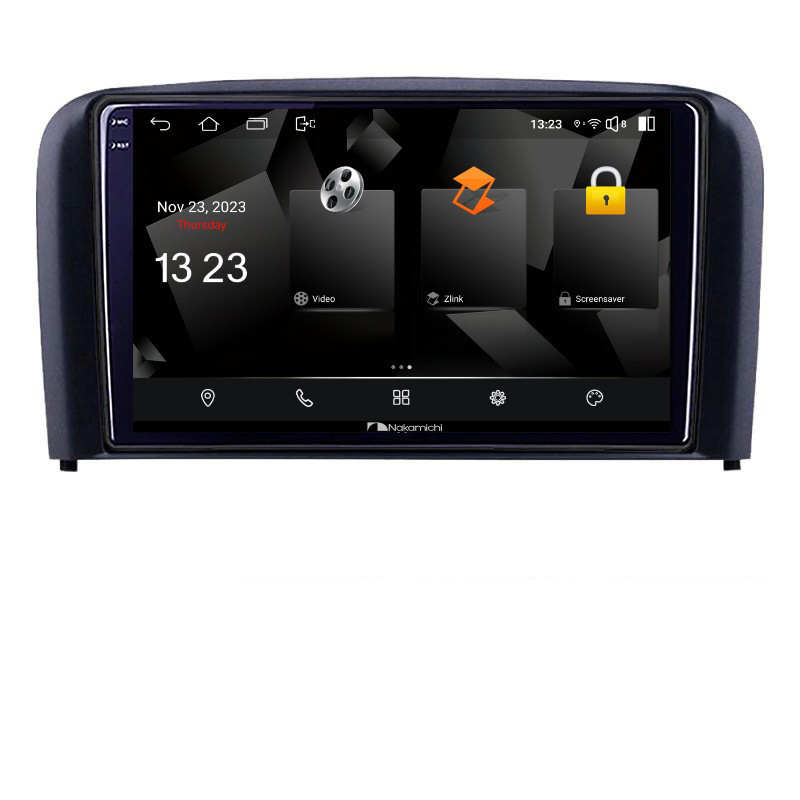 Navigatie dedicata Nakamichi Volvo S80 2004-2006 5230-S80 Android Ecran 720P Quad Core 2+32 carplay android auto