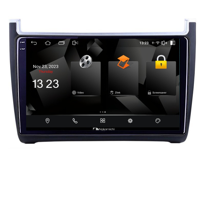 Navigatie dedicata Nakamichi VW Polo 2014- 5230-655  Android Ecran 720P Quad Core 2+32 carplay android auto