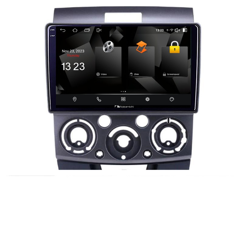 Navigatie dedicata Nakamichi Ford Ranger Mazda BT50 2007-2012 5510-RANGER Android Octa Core 720p 4+64 DSP 360 camera carplay android auto