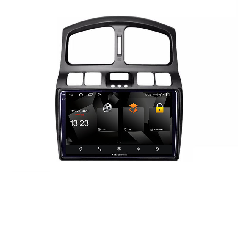 Navigatie dedicata Nakamichi Hyundai Santa Fe 2000-2006 Android Octa Core 720p 4+64 DSP 360 camera carplay android auto