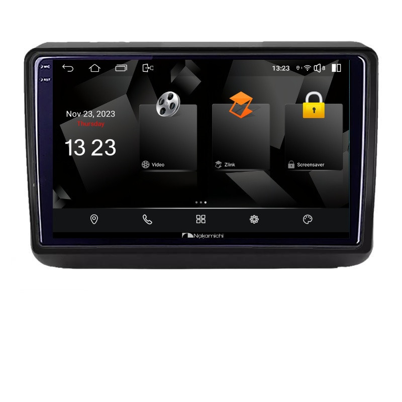 Navigatie dedicata Nakamichi Jeep Grand Cherokee 2014-2019 5960Pro-JGG Android Octa Core Qualcomm 2K Qled 8+128 DTS DSP 360 4G Optical