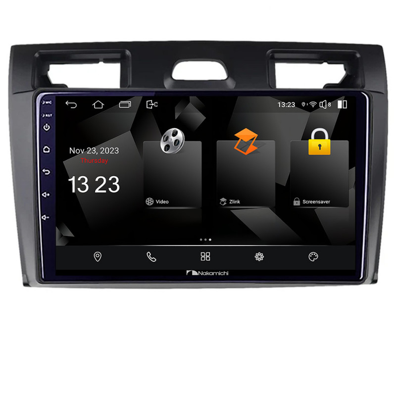 Navigatie dedicata Nakamichi Ford Fiesta MK5 2002-2008 Android Ecran 720P Quad Core 2+32 carplay android auto