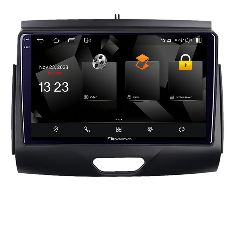 Navigatie dedicata Nakamichi Ford Ranger 2015- cu cd Android radio gps internet octa core 8+128 carplay android auto