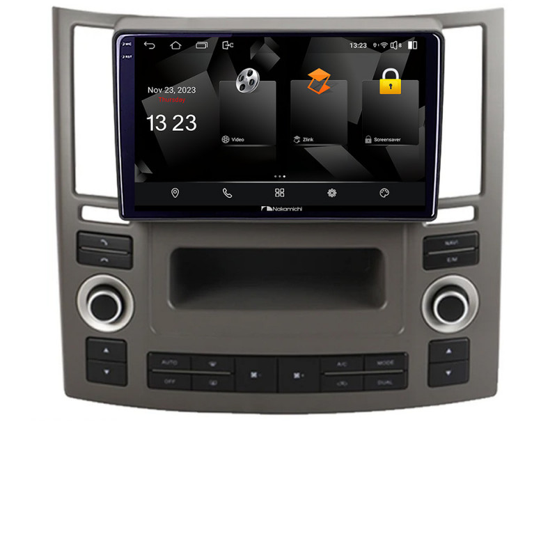 Navigatie dedicata Nakamichi Infiniti FX45 2007-2009 Android radio gps internet octa core 8+128 carplay android auto